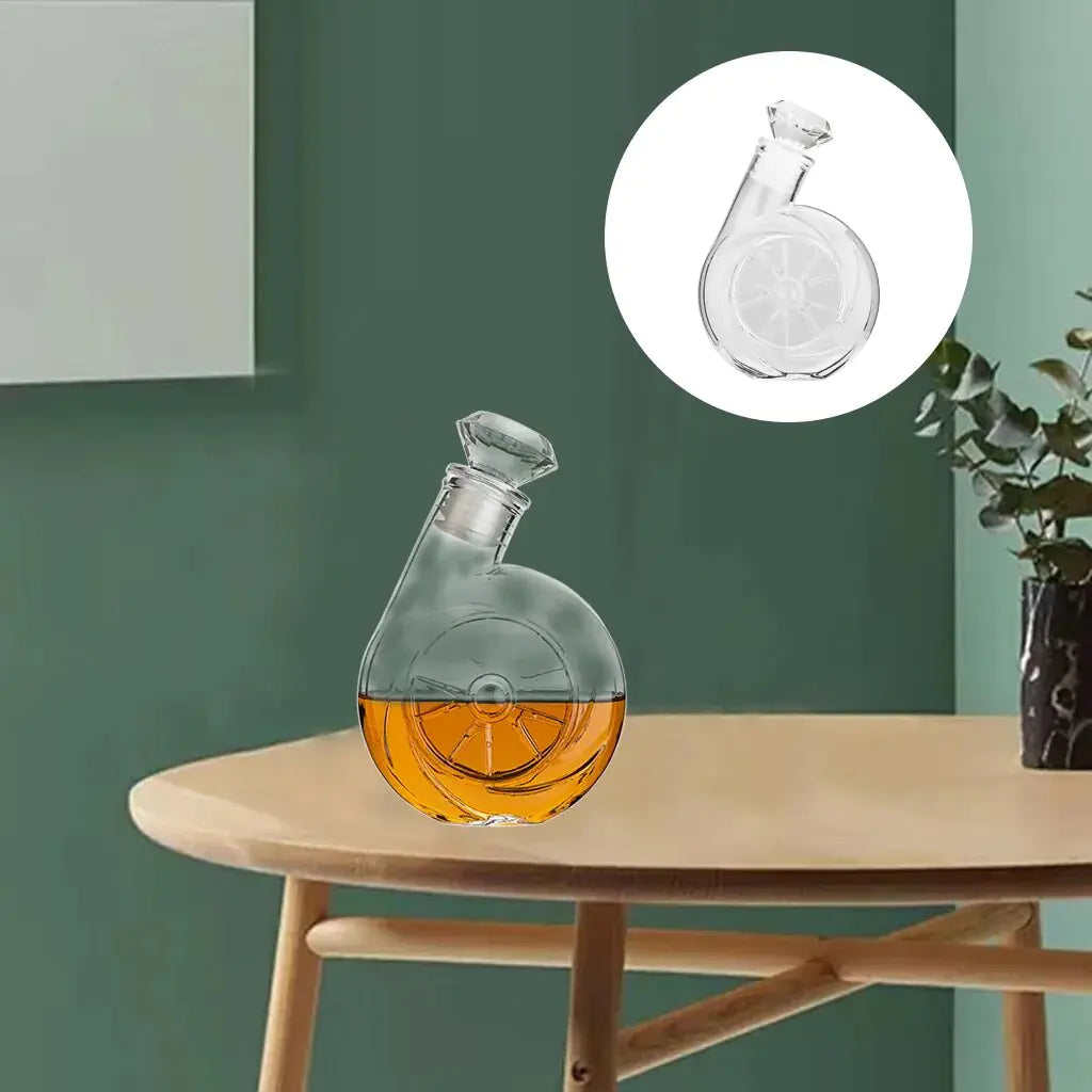 Retro Blower-Shaped Wine Decanter