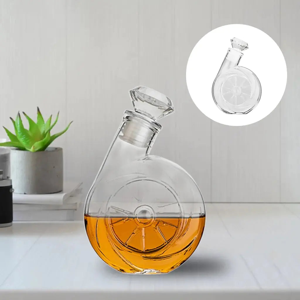 Retro Blower-Shaped Wine Decanter
