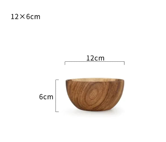 Natural Wood Multi-Purpose Bowls