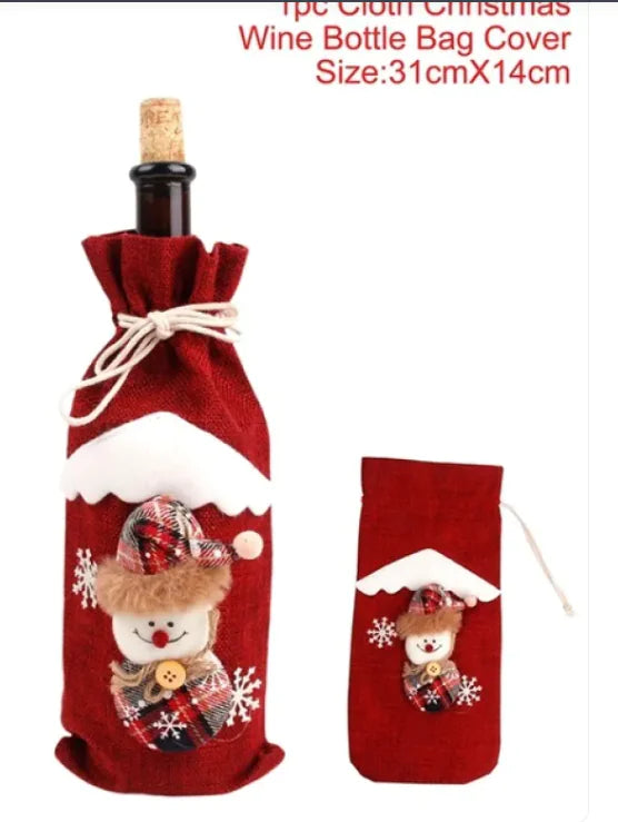 HolidayCheers™ Christmas Wine Bottle Cover