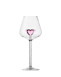 Heart Wine Glass
