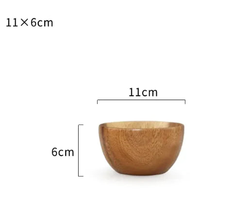Natural Wood Multi-Purpose Bowls