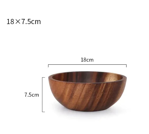 Natural Wood Multi-Purpose Bowls