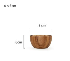 Natural Wood Multi-Purpose Bowls