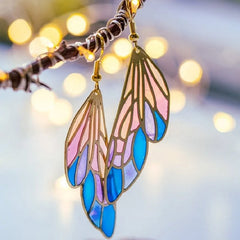 Fairy Butterfly Wings Hanging Earrings