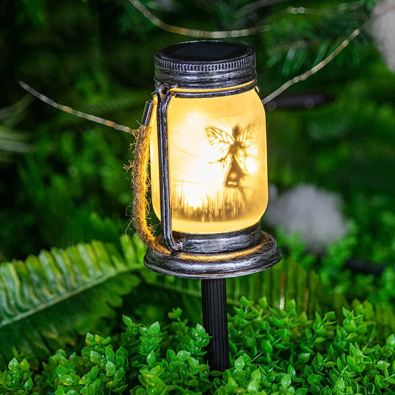 Outdoor Waterproof Mason Jar Garden Light - Solar