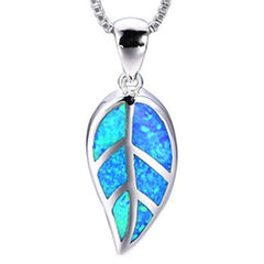 Imitation Blue Opal Nature-Inspired Necklaces and Rings