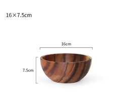 Natural Wood Multi-Purpose Bowls