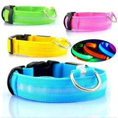 LED Adjustable Dog Collar - Waterproof