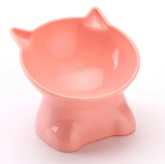 Cute Cat-Shaped Pet Bowl