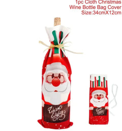 HolidayCheers™ Christmas Wine Bottle Cover