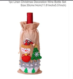 HolidayCheers™ Christmas Wine Bottle Cover