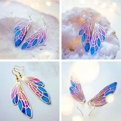 Fairy Butterfly Wings Hanging Earrings