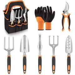 Heavy Duty Gardening Tool Set - 8 or 10 Piece Sets