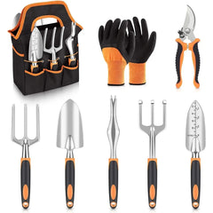 Heavy Duty Gardening Tool Set - 8 or 10 Piece Sets