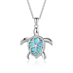 Imitation Blue Opal Nature-Inspired Necklaces and Rings