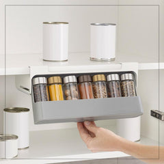 Self-Adhesive Wall-Mounted Spice Organizer