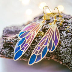 Fairy Butterfly Wings Hanging Earrings