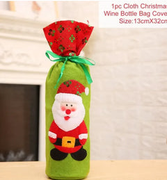 HolidayCheers™ Christmas Wine Bottle Cover