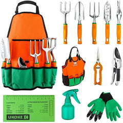 Heavy Duty Gardening Tool Set - 8 or 10 Piece Sets