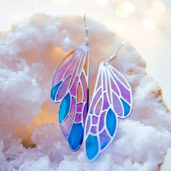 Fairy Butterfly Wings Hanging Earrings