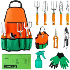 Heavy Duty Gardening Tool Set - 8 or 10 Piece Sets