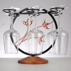 Unique Wine Bottle & Goblet Stands