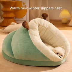 Slipper-Shaped Pet Bed