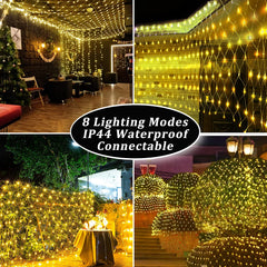 Fairy Lights - Solar - Mesh Net