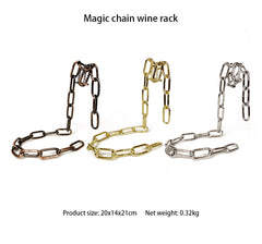 Iron Chain Wine Bottle Holder