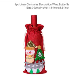 HolidayCheers™ Christmas Wine Bottle Cover