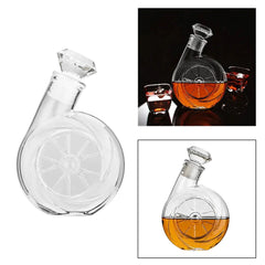 Retro Blower-Shaped Wine Decanter