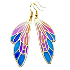 Fairy Butterfly Wings Hanging Earrings