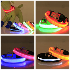 LED Adjustable Dog Collar - Waterproof