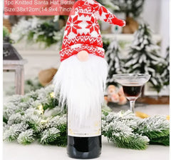 HolidayCheers™ Christmas Wine Bottle Cover