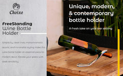 Free-Standing Wine Bottle Holder