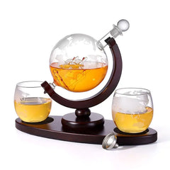 Whiskey Decanter/Wine Aerator Glass Set