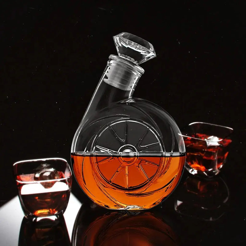 Retro Blower-Shaped Wine Decanter