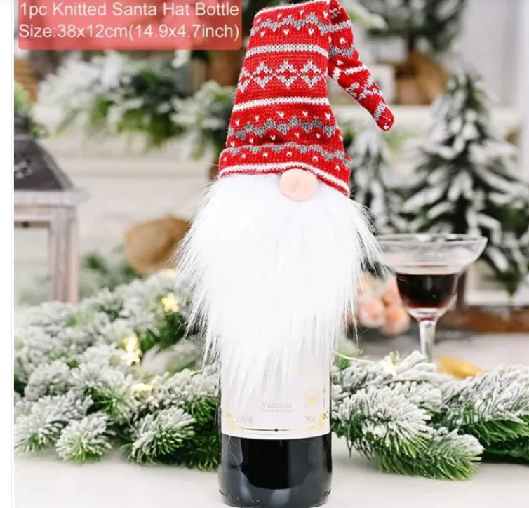 HolidayCheers™ Christmas Wine Bottle Cover