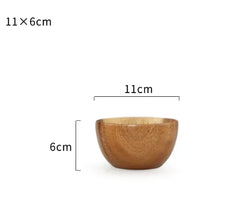 Natural Wood Multi-Purpose Bowls