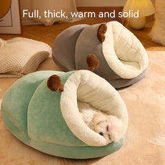 Slipper-Shaped Pet Bed